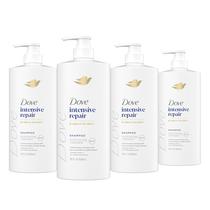 Shampoo Dove Intensive Repair para cabelos danificados, 828 ml, pacote com 4 Shampoo Dove Intensive Repair para cabelos danificados, 828 ml, pacote com 4