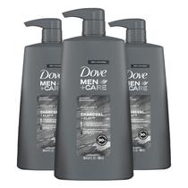 Shampoo DOVE MEN + CARE Charcoal + Clay 750 ml, pacote com 3 Shampoo DOVE MEN + CARE Charcoal + Clay 750 ml, pacote com 3