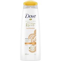 Shampoo Dove Texturas Reais Cacheados 400ml Cachos Definidos Nutridos Hidratados Controla Frizz Com Óleo de Babosa