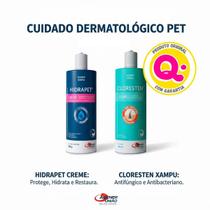 Shampoo Dr. Clean Cloresten 500ml + Creme Hidratante Hidrapet 500ml