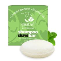 Shampoo e barra de barbear Spiraleaf à base de plantas 65 mL com óleos essenciais