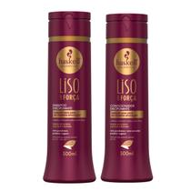 Shampoo E Condic 300ml Liso Com Força Haskell Hidrata Alinha