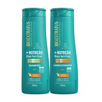 Shampoo e Condic +Nutrição Bio Extratus Reparação 350ml