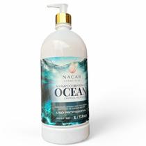 Shampoo e Condicionador 1 Litro Limpeza Profunda e Hidratação Intensa Linha Ocean