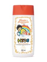 Shampoo e Condicionador 2 em 1 Cordial Kids 200ml - com extrato vegetal de aloe vera