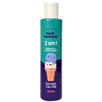 Shampoo e Condicionador 2 em 1 Sorvete Céu Azul Doce Infância Abelha Rainha 200ml Shampoo e Condicionador 2 em 1 Sorvete Céu Azul Doce Infância Abelha Rainha 200ml