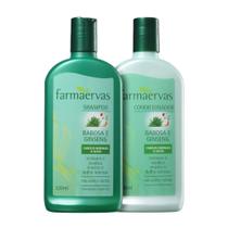 Shampoo e Condicionador 320ml Babosa e Ginseng Farmaervas