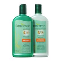 Shampoo e Condicionador 320ml Jaborandi Argan Farmaervas