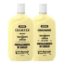 Shampoo e Condicionador 430ml Tradicional Fortalecimento Gota Dourada Shampoo e Condicionador 430ml Tradicional Fortalecimento Gota Dourada