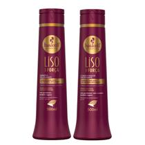 Shampoo e Condicionador 500ml Liso Com Força Haskell Tratamento Disciplinante Cabelos + Alinhados Shampoo e Condicionador 500ml Liso Com Força Haskell Tratamento Disciplinante Cabelos + Alinhados