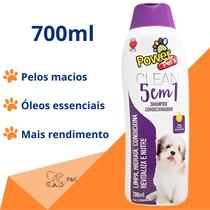 Shampoo E Condicionador 5x1 Para Cães e Gatos 700ml Power Pets