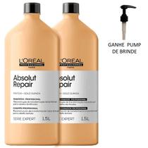 Shampoo e Condicionador Absolut Gold Quinoa L'oreal 1,5L