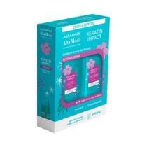 Shampoo e Condicionador Alfaparf Alta Moda Keratin Impact Fortalecedor 300ml Cada Shampoo e Condicionador Alfaparf Alta Moda Keratin Impact Fortalecedor 300ml Cada