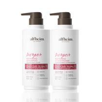 Shampoo e condicionador ALFHEIM Argan Repairing 530ml sem sulfato