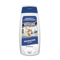 Shampoo e Condicionador Antipulgas Matacura para Gatos 200ml