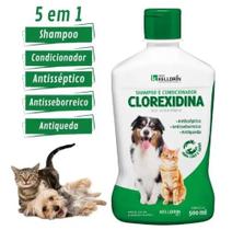 Shampoo e Condicionador Antisseborreico com Clorexidina 5 em 1 500ml Dermatológico