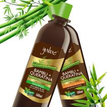Shampoo e Condicionador Bambu e Queratina 500ml Yabae