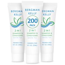 Shampoo e condicionador Bergman Kelly Hotel 15 ml, pacote com 200