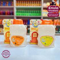 Shampoo e condicionador blosson kids fragrancia floral frutado alavandado 250ml.