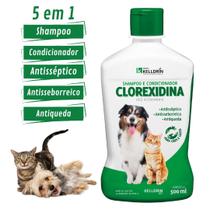 Shampoo e Condicionador Cachorro Clorexidina Kelldrin 500ml