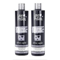 Shampoo e Condicionador Carvão Ativado Detox Capilar 2x500ml Love potion - Love Potion