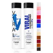 Shampoo e condicionador Celeb Luxury Viral Blue Healthy Duo