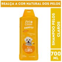 Shampoo e Condicionador Clareador Pet Clean 700 mL para Cães e Gatos