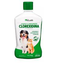 Shampoo e Condicionador Clorexidina Cães e Gatos Kelldrin 500 ml