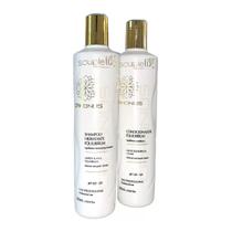 Shampoo e condicionador crhonus equilibrium 2x300ml soupleliss professional