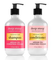 Shampoo e condicionador Deep Steep Premium Hair Care 300mL
