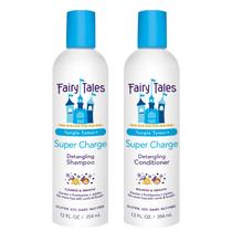 Shampoo e Condicionador Desembaraçante Fairy Tales Tangle Tamer Kids - 2 Frascos de 12oz - Hidratante e Antifrizz Shampoo e Condicionador Desembaraçante Fairy Tales Tangle Tamer Kids - 2 Frascos de 12oz - Hidratante e Antifrizz