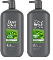 Shampoo e condicionador Dove Men+Care Fresh & Clean 31mL