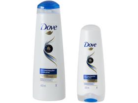 Shampoo e Condicionador Dove Reconstrução - Completa 400ml e 200ml