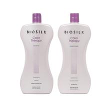 Shampoo e condicionador Duo BioSilk Color Therapy 1L Shampoo e condicionador Duo BioSilk Color Therapy 1L
