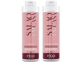 Shampoo e Condicionador Eico Salão em Casa - 800ml Cada Shampoo e Condicionador Eico Salão em Casa - 800ml Cada