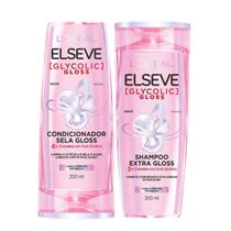 Shampoo e Condicionador Elseve Glycolic Gloss Loreal 200ml Shampoo e Condicionador Elseve Glycolic Gloss Loreal 200ml