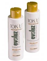 Shampoo e Condicionador Evoluz 800ml Tok2u Brilho Absoluto Profissional Hidratação Profunda