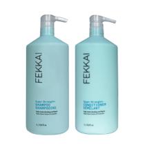 Shampoo e condicionador FEKKAI Super Strength+ Protein PowerBond 1L Shampoo e condicionador FEKKAI Super Strength+ Protein PowerBond 1L