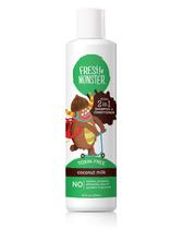 Shampoo e condicionador Fresh Monster 2 em 1 Kids Coconut 250ml Shampoo e condicionador Fresh Monster 2 em 1 Kids Coconut 250ml