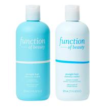 Shampoo e Condicionador Function of Beauty para Cabelo Liso - 330ml