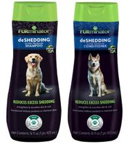 Shampoo e Condicionador Furminator Deshedding 473ml - Kit Completo