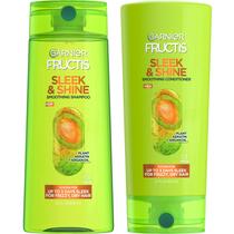 Shampoo e Condicionador Garnier Fructis Brilho e Maciez 22 fl oz (Tamanho Familiar)