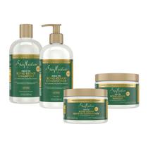 Shampoo e condicionador Hair Care SheaMoisture Bond Repair, pacote com 4 unidades Shampoo e condicionador Hair Care SheaMoisture Bond Repair, pacote com 4 unidades