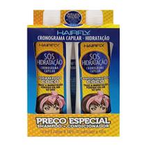 Shampoo e Condicionador Hairfly Coco 300ML Kit Sos Hidratação