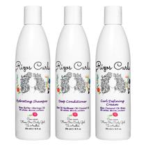 Shampoo e condicionador hidratante Rizos Curls para cuidados com o cabelo + Creme para cachos
