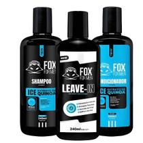 Shampoo E Condicionador Ice E Leave In - Fox For Men