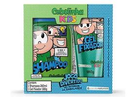 Shampoo e Condicionador Infantil + Gel fixador Cebolinha Para Crianças Shampoo e Condicionador Infantil + Gel fixador Cebolinha Para Crianças