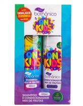 Shampoo e Condicionador Infantil Mix de Frutas Sleeve 400ml Tok Bothanico Hidratação Profunda Shampoo e Condicionador Infantil Mix de Frutas Sleeve 400ml Tok Bothanico Hidratação Profunda