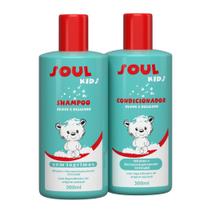 Shampoo e Condicionador Infantil Sem Lágrimas Testado Deramtologicamente Soul Care Kids kit 300 ml