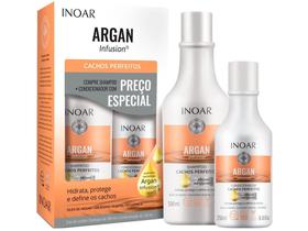 Shampoo e Condicionador Inoar Argan Infusion - Cachos Perfeitos